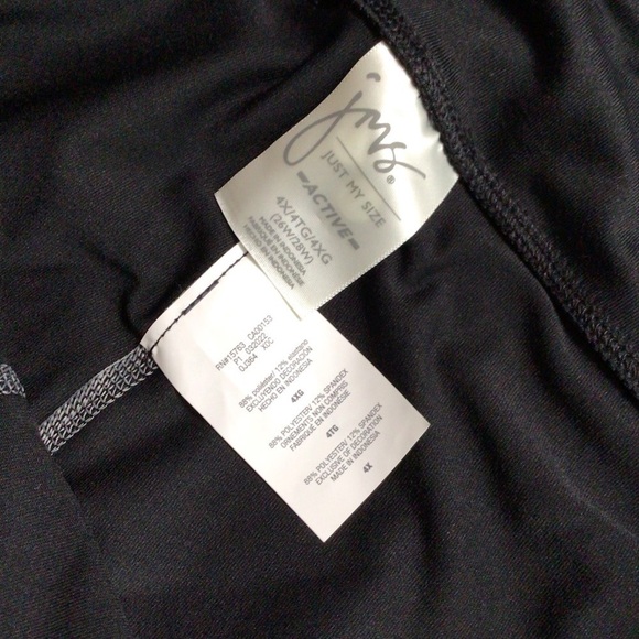 JUST My Size Womens Active Pieced Stretch Capri - Picture 9 of 13
